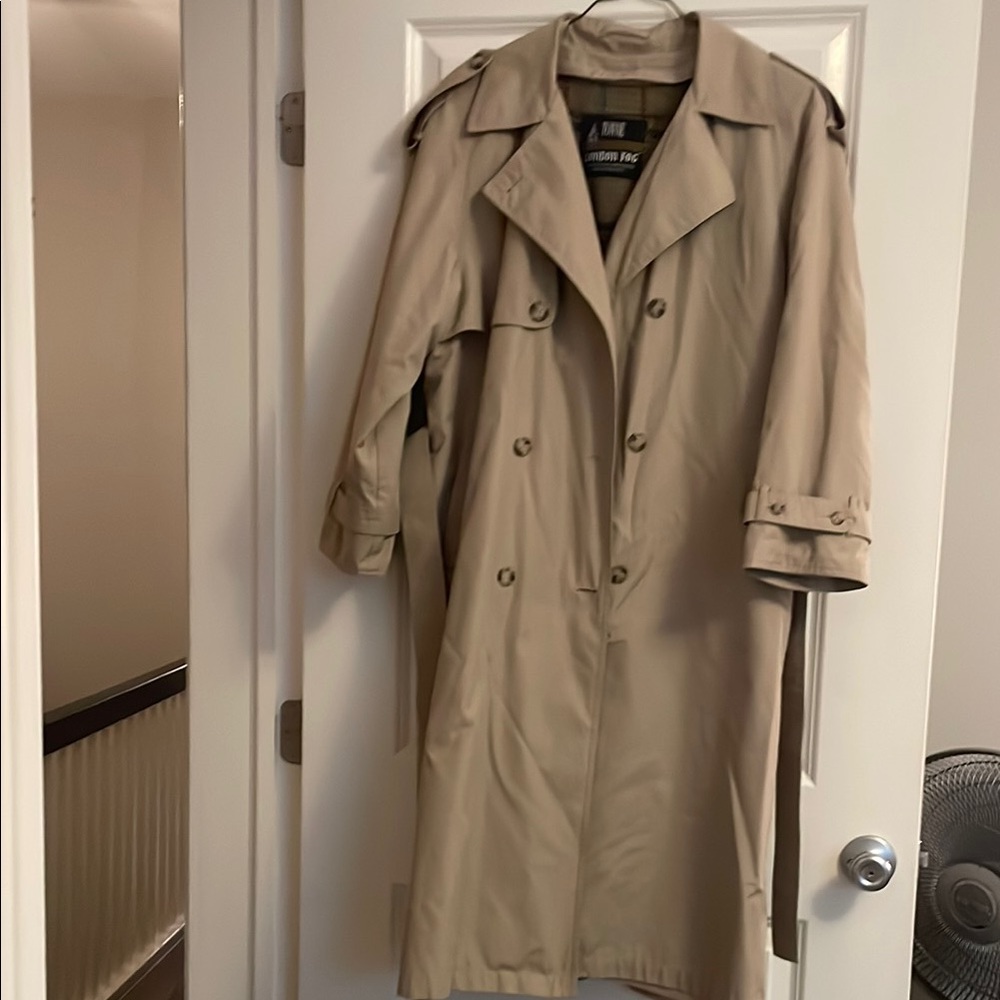 London Fog Tan Trench Coat